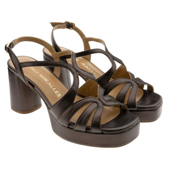 Sandalias tacón vestir piel Pedro Miralles 18166