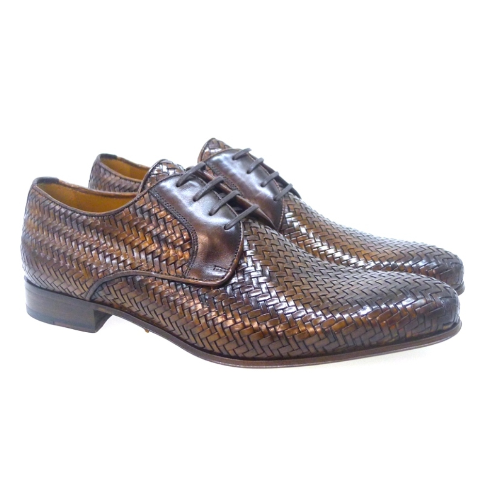 Blucher trenzado para hombre Pertini 22885 Marrón