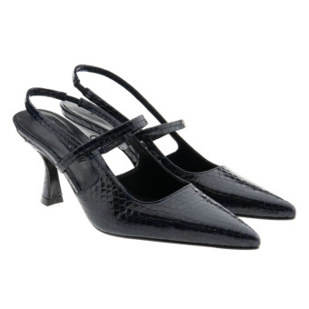 Zapato destalonado azul marino Zinda 2881