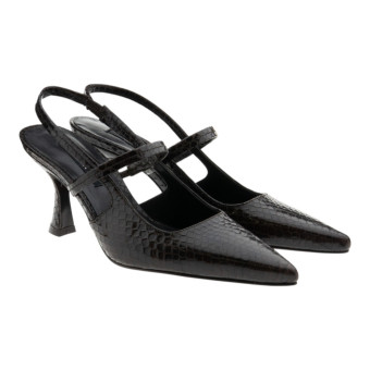Zapato salón destalonado marrón Zinda 2881