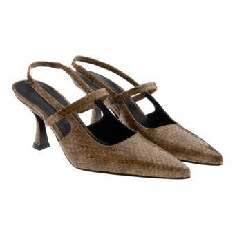 Stiletto destalonado tacón Zinda 2881