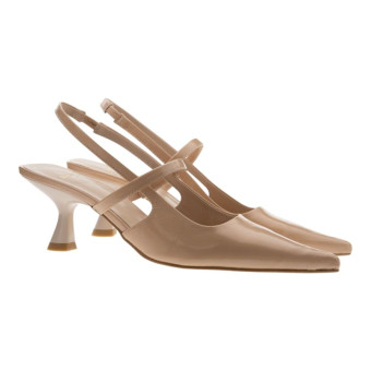 Zapato boda nude tacón Zinda 3103