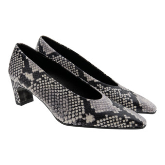 Zapato salón tacón pyton Zinda 3216