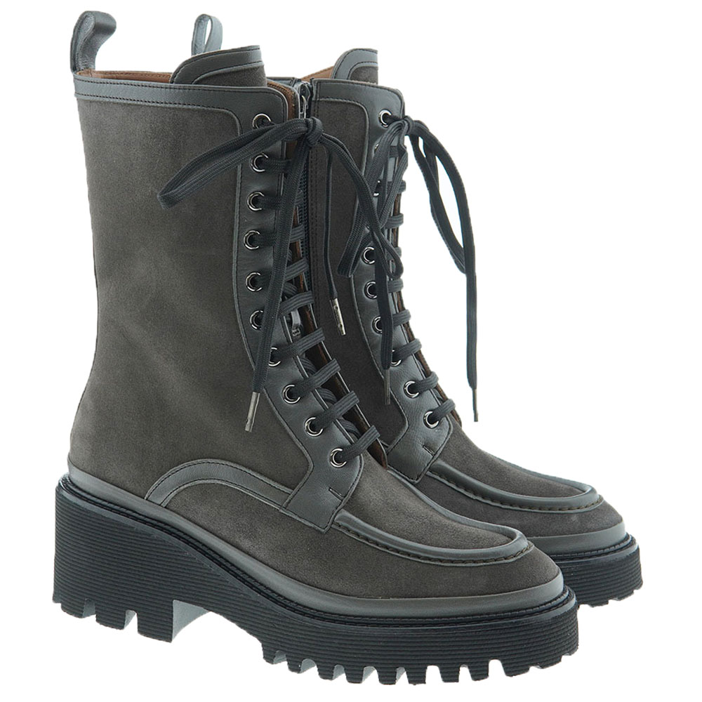 Bota media caña cordones tacón Pons Quintana 9498.000