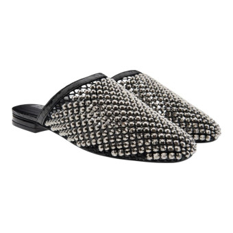 Mules negros cristales Bibilou 953Z00HG