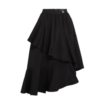 Falda negra volantes Karl Lagerfeld A3W12015