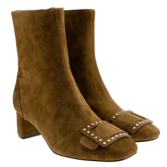 Botines Bibilou ante cuero tachuelas Altair