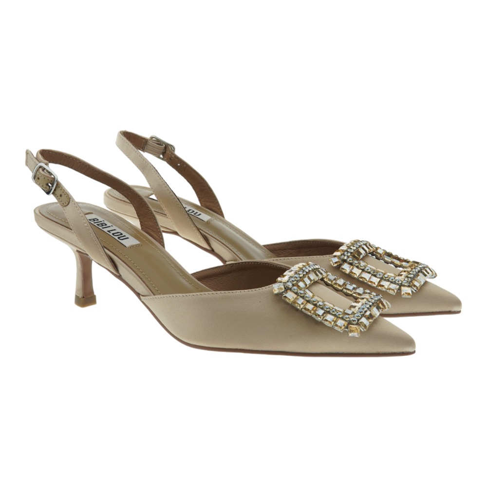 Zapato nude tacón aguja raso Bibilou Asami 510Z75VK