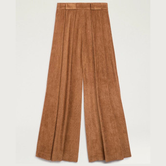 Pantalones mujer terciopelo camel Momoni Aspen