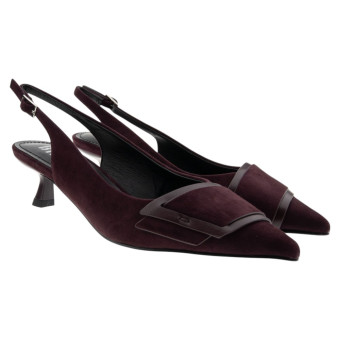 Zapato destalonado ante tacón bajo Bibilou Astra Pumps 40