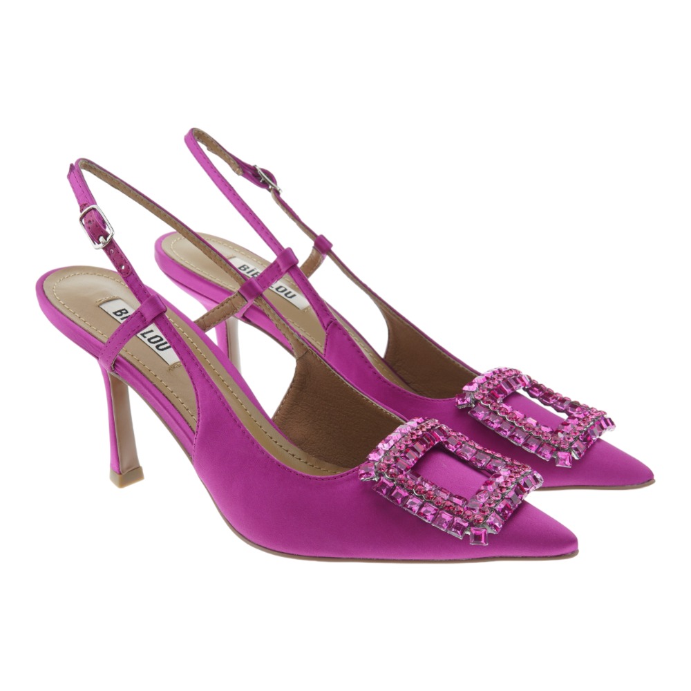Zapatos punta fuxia stiletto Lola Cruz Asuka 511Z75VK