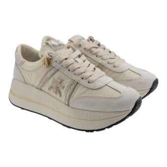 Sneakers mujer beig plataforma Premiata Bethcoin 8145
