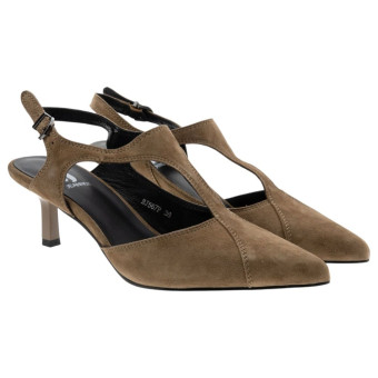 Zapatos tacón bajo Jeannot ante camel Jeannot BJ567