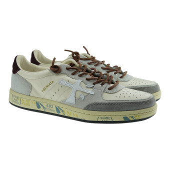 Zapatillas hombre Premiata piel Bsktclay