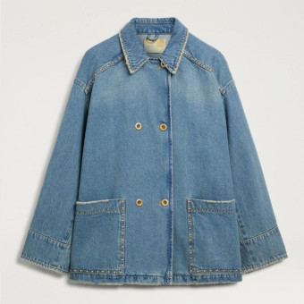 Chaqueta vaquera oversize tachuelas Momoni Cactus Coat