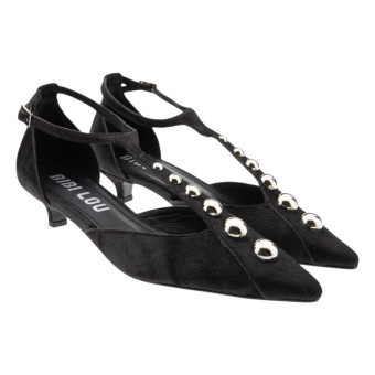 Zapatos tacón bajo pony tachas Bibilou Carinna Pumps 35