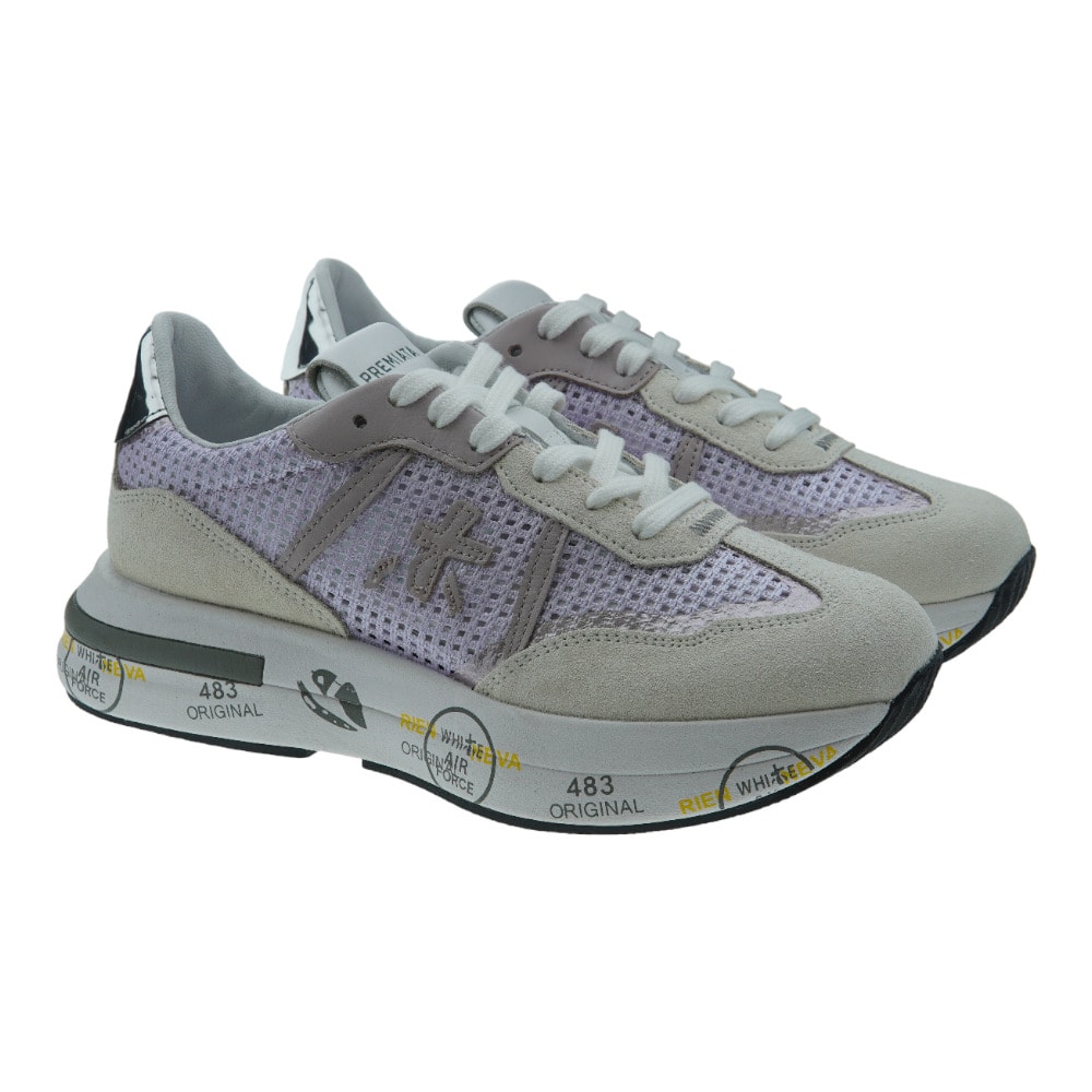 Sneakers mujer rejilla suela ancha Premiata Cassie 6342