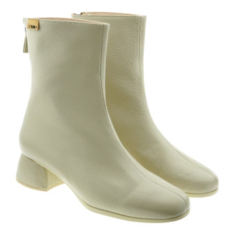 Botines Piel Gaimo Tacón Bajo Chuck.F