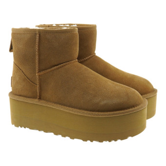 Bota mujer australiana doble suela Ugg Classic mini Pl