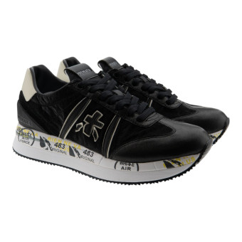 Zapatillas negras plataforma Premiata Conny