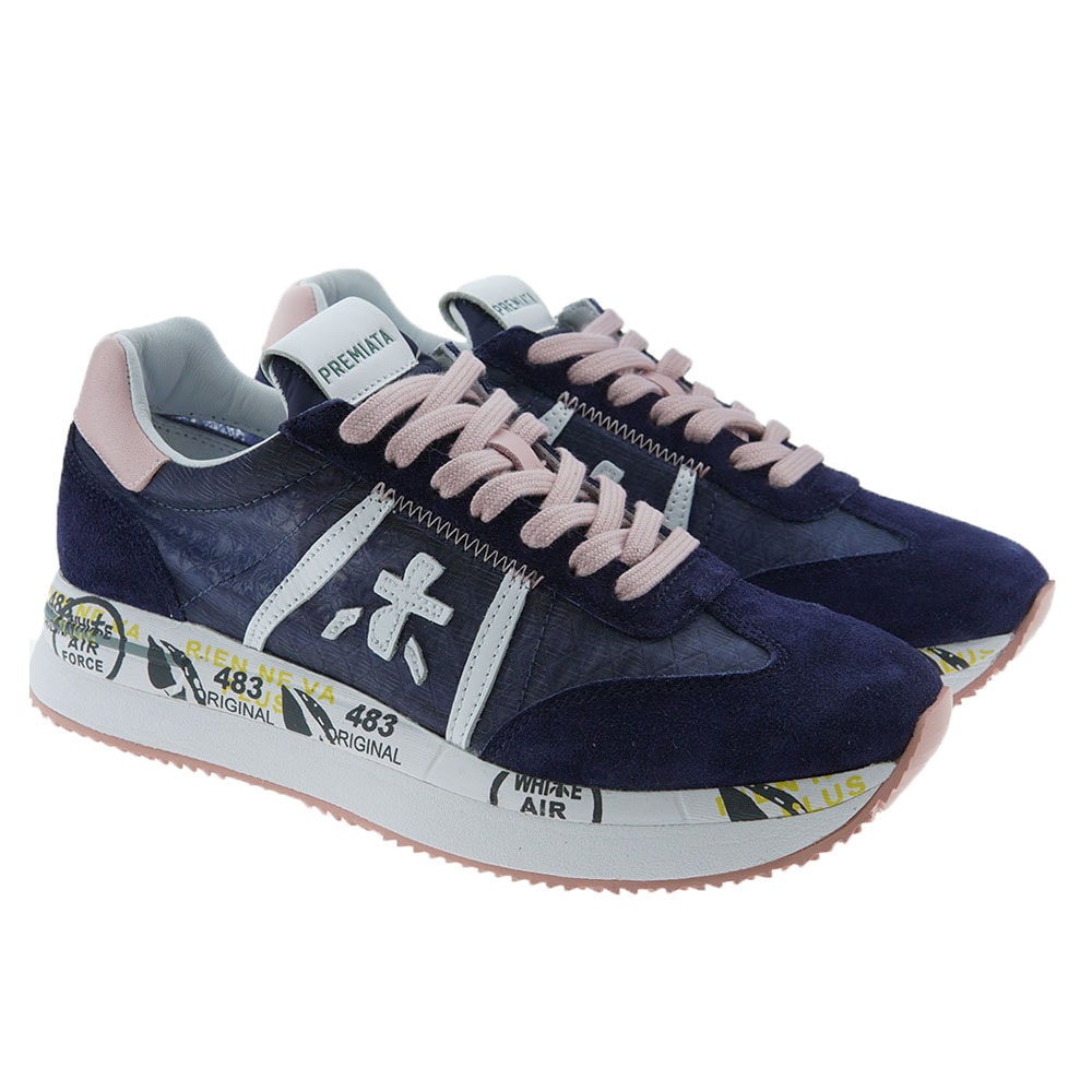 Sneakers mujer vestir cordón Premiata Conny 5613