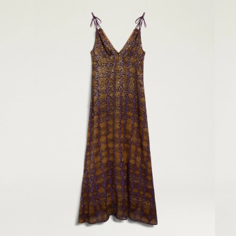 Vestido largo lúrex brillante Momoni Dulce Dress