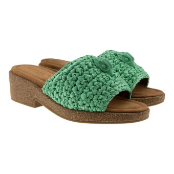 Sandalia Crochet Tacón Corcho Kurt Geiger Eagle