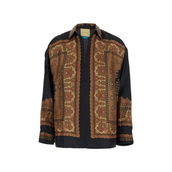 Camisa manga larga seda Momoni Eiki Blouse