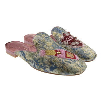 Mules Kurt Geiger London mujer Embroidered Slipper