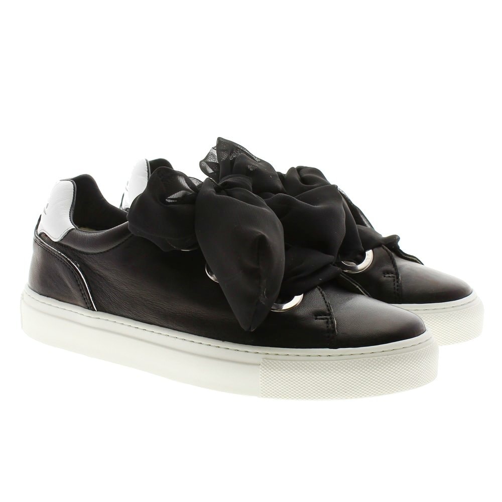 Zapatillas negras mujer Voile Blanche Ibiza Nappa