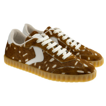 Sneakers casual mujer piel pony Voile Blanche Ines Deer