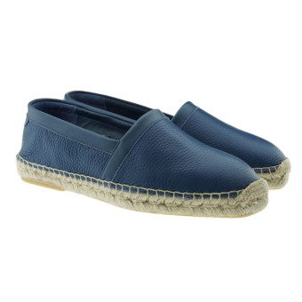 Alpargatas Piel Azul Petroleo Kurt Geiger Hombre Isaac