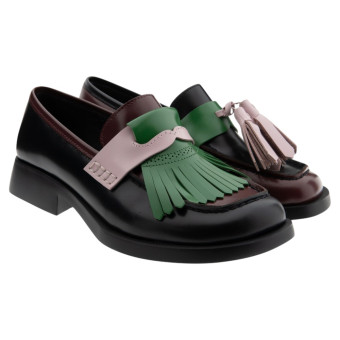 Mocasines borlas y flecos multicolor mujer Camper K201996