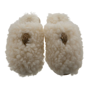 Zapatillas casa mujer pelo beig Kurt Geiger Kensington Slip