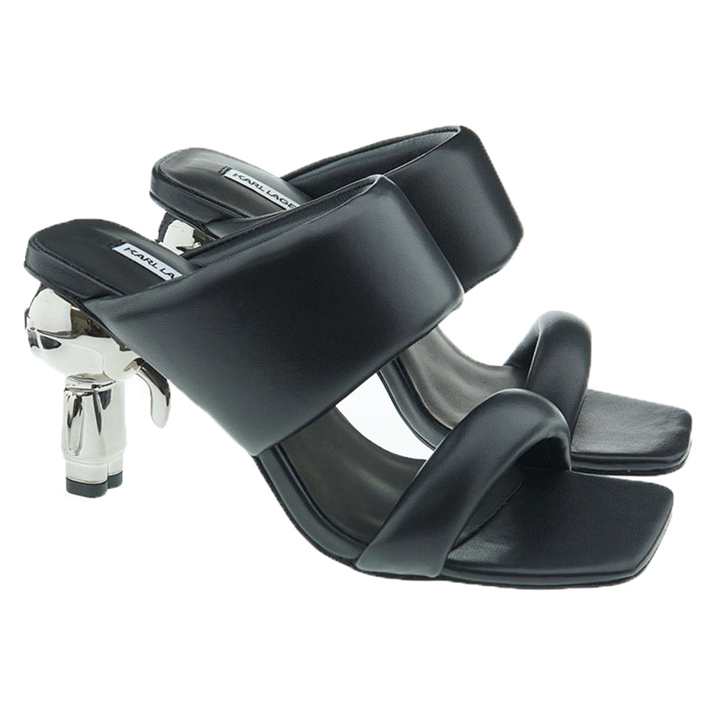 Sandalia pala tacón 3D Karl Lagerfeld KL39005