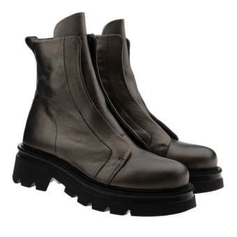 Botines mujer plataforma metalizados Patrizia Bonfanti Kuni No Lace