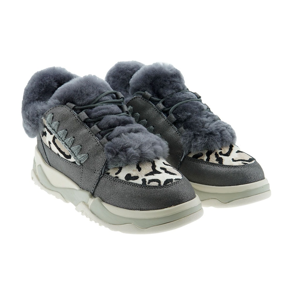Sneakers animal print pelito Mou Lace Up Trainer
