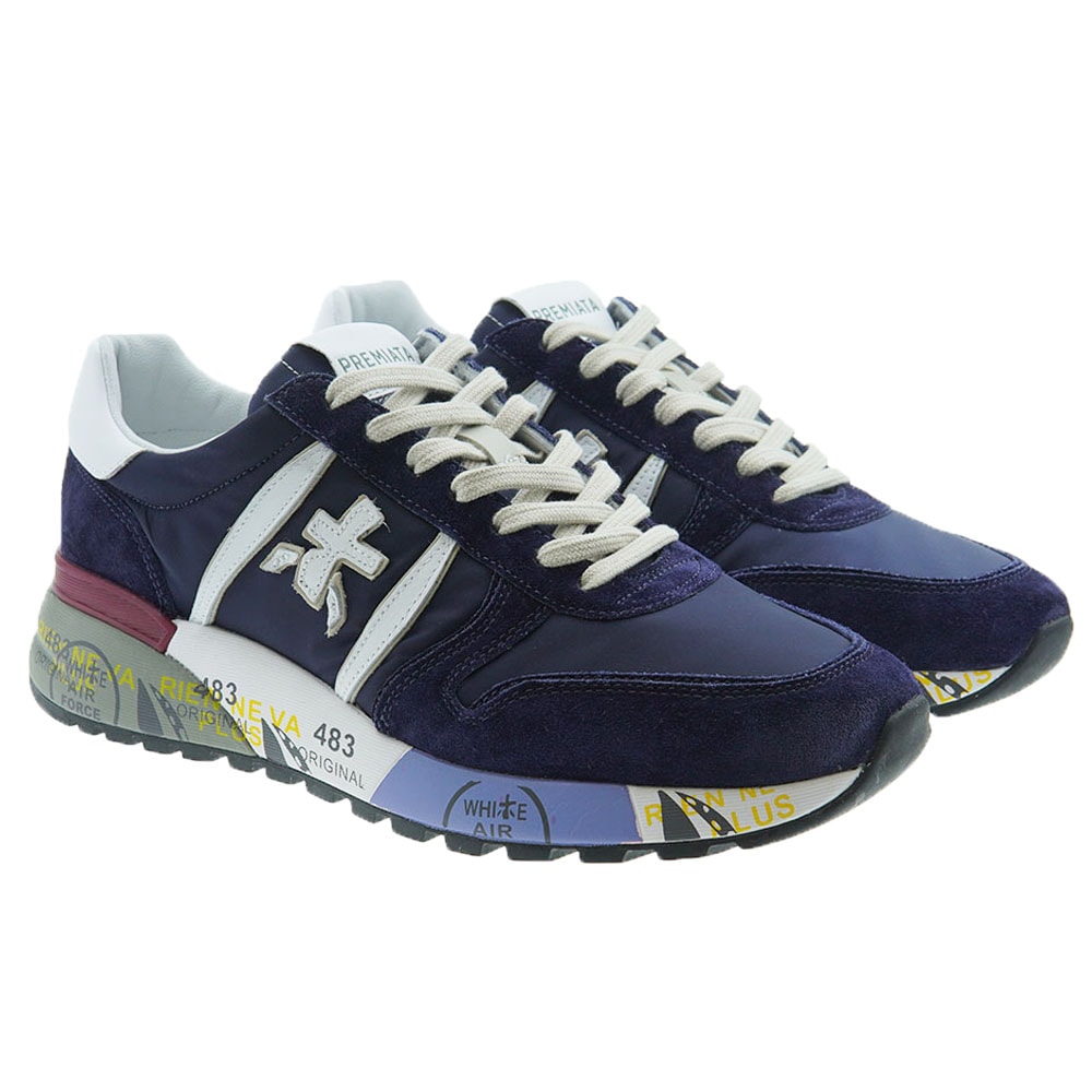 Sneakers nobuck cordones caballero Premiata Landes 5675