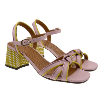 Sandalias rosas tacón medio Chie Mihara Leilah