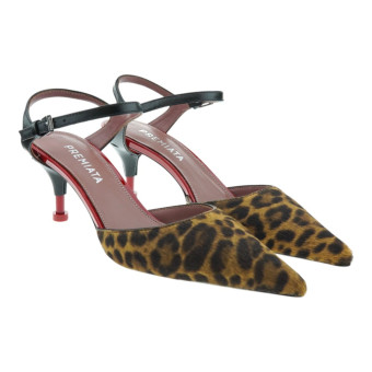 Zapato Destalonado Leopardo Premiata M70013
