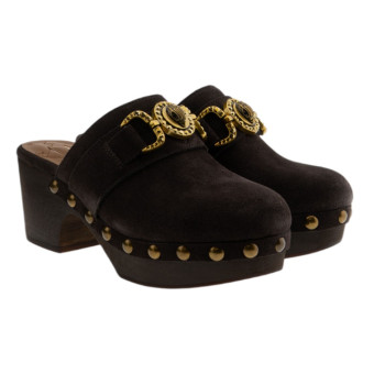 Zueco invierno tacón Kurt Geiger Mansion Clog
