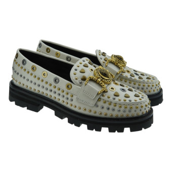 Mocasines blancos Kurt Geiger Mansion Stud 