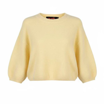 Jersey amarillo manga tres cuartos Miss Goodlife MG15003