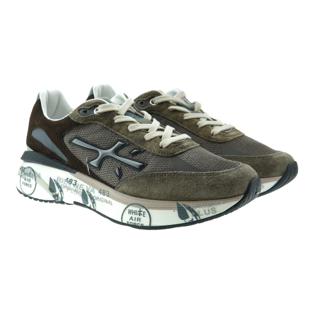 Deportivas caballero cordones suela ancha Premiata Moerun