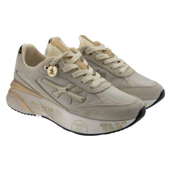 Sneakers Premiata mujer beig Moerund 7800