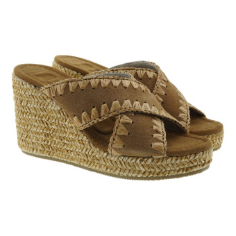 Sandalias Cuña Rafia Mou MU.SW621006