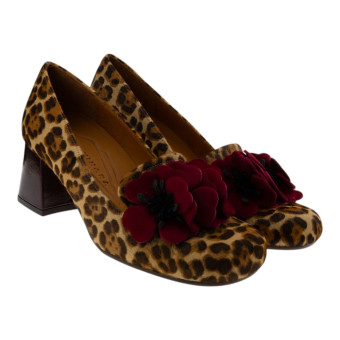 Zapatos tacón leopardo Chie Mihara Muka147
