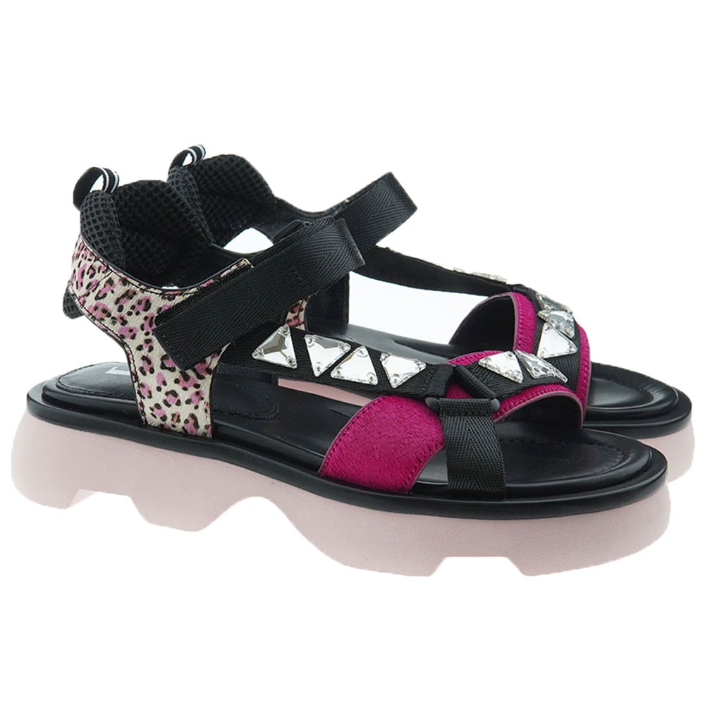 Sandalia bio velcro cristales Jeannot NJ501