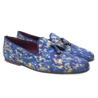 Slipper estampado con borlas Ted Baker Oliie Blue