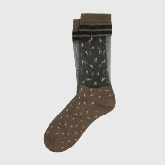 Calcetines transparentes flores y lana Ant45 Peng